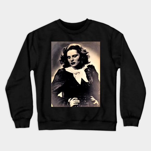 Amalia the Fado singer Crewneck Sweatshirt by Gilded Age